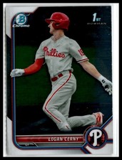 Logan Cerny 2022 Bowman Chrome Prospects #BCP-120 1st Philadelphia Phillies
