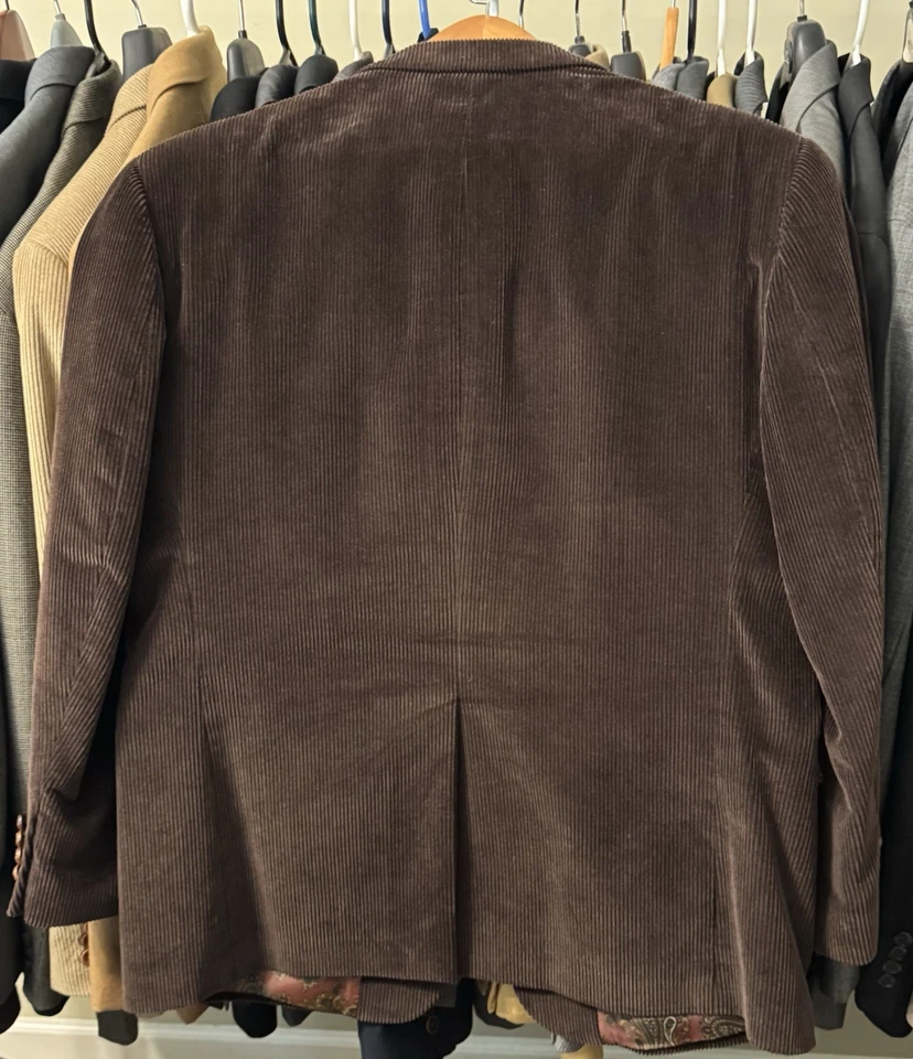 Ralph Lauren Corduroy Blazer Sport Coat Jacket Size 42S Short - Image 3 of 4