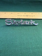 Original Buick Skylark Chrome Plated Zinc Emblem 68-72 OEM 8784092 Mint