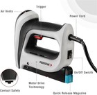 Arrow Electric Staple Gun Kit, Corded Stapler with 3750 Pieces T50 1/4", 3/8", 1 — photo 7
