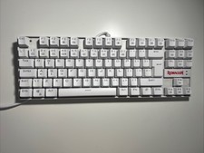 Redragon Mechanical White Keyboard Red Switch RGB Lighting