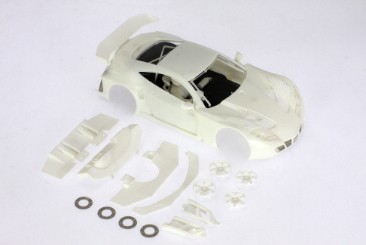SCALEAUTO - HONDA HSV-010 White racing kit, anglewinder