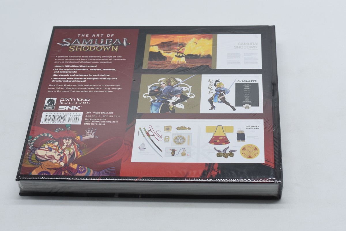 The Art of Samurai Shodown Artbook (Hardcover) SEALED MINT