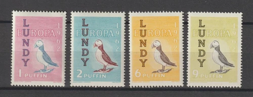 Britain Lundy Cinderellas Poster Stamp Privat issued Europa 1962 Puffin Birds