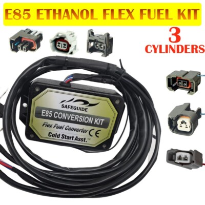 3Cylinder E85 Conversion Kit - Cold Engine Starting Asst, Plug-and-Play