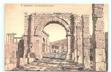S02-5819, ARC DU GRAND CARDO, DJEMILA, *100-YEAR-OLD POSTCARD