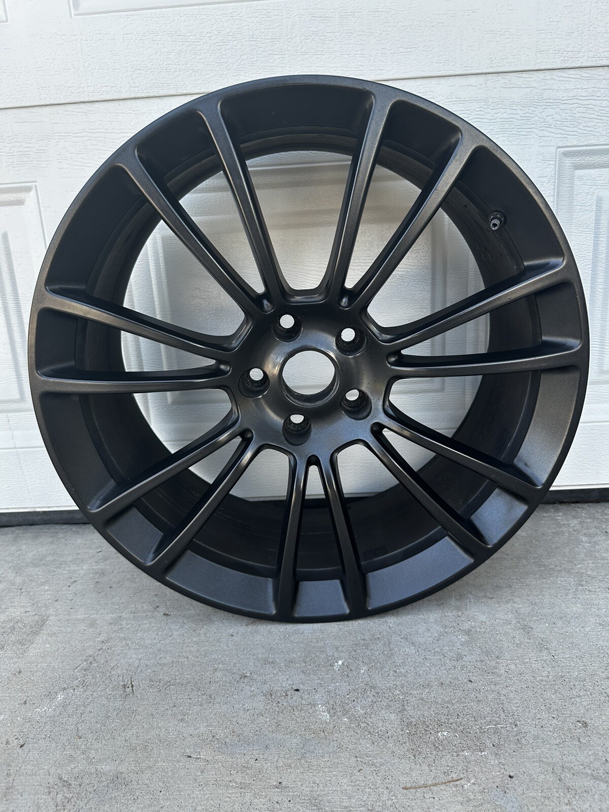 2015-2021 MCLAREN 570S FRONT WHEEL RIM 19X8 LIGHTWEIGHT GREY *scratched* 5x112