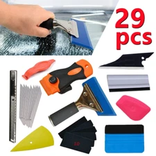 29 PCS Window Tint Tools Kit Car Auto Film Tinting Scraper Squeegee Installation