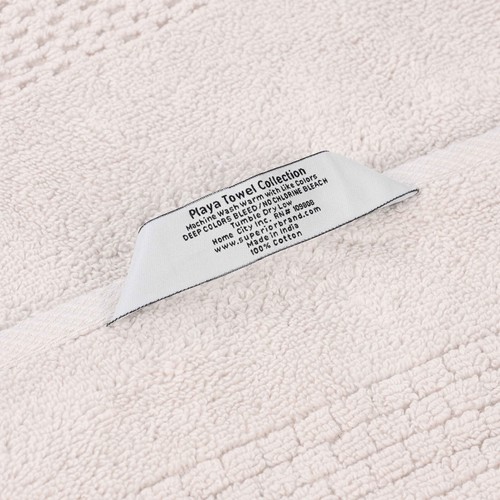 Playa Zero Twist Cotton Solid Waffle Textured Bathroom Bath Sheets, Set of 2 - Picture 13 of 55