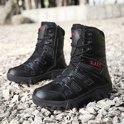 synthetic leather work boots
