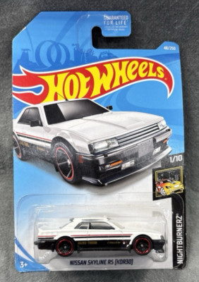 2019 Hot Wheels #48 Nightburnerz NISSAN SKYLINE RS (KDR30)   Card 48/250