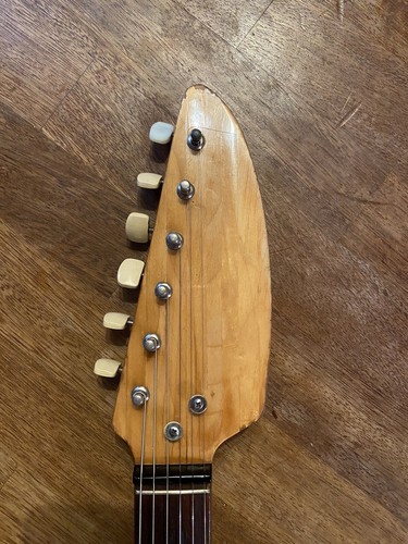 VOX Phantom EXTREMELY RARE Prototype Vintage Guitar Sunburst Guitar 1965-1968. - Picture 6 of 13