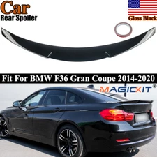 FOR 2014-UP BMW F36 4 SERIES GLOSSY BLACK M4 STYLE TRUNK SPOILER WING DUCKBILL