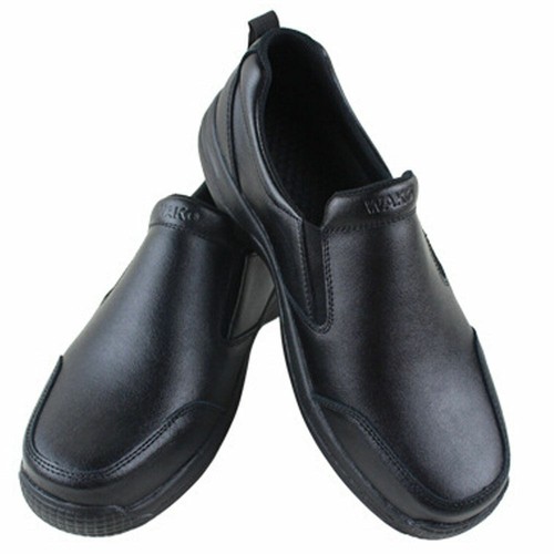 Scarpe Uomo Pelle Chef Antiscivolo Cucina Ristorante Sicurezza Impermeabili Scarpe - Foto 4 di 12