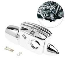 Chrome Rear Brake Master Cylinder Cover Fit For Harley Touring Glide 2008-2022