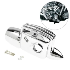 Chrome Rear Brake Master Cylinder Cover Fit For Harley Touring Glide 2008-2022