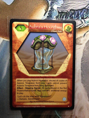 Magi Nation - Voice of the Storms ''Aubra's Hourglass''  d'Resh  Rare  X1