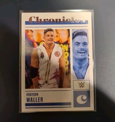 WWE Trading Card # 38 GRAYSON WALLER / Panini Chronicles 2023 Wrestling Karte