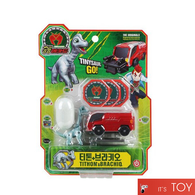 Dino Mecard Capture Car TITHON & BRACHIO Brachiosaurus