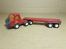 Vintage Buddy L Texaco Semi Truck Trailer Red Gas Oil Advertising Japan 10 "