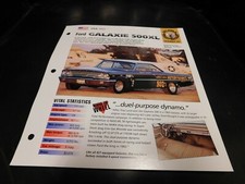 1963 Ford Galaxie 500xl Spec Sheet Brochure Photo Poster Darrell Larrys Auto 1963 Ford Galaxie 500xl Spec Sheet Brochure Photo Poster Darrell Larrys Auto