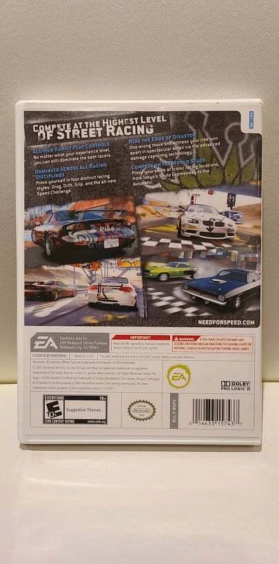 Need for Speed: ProStreet (Nintendo Wii, 2007) Complete CIB A - Image 2 of 3