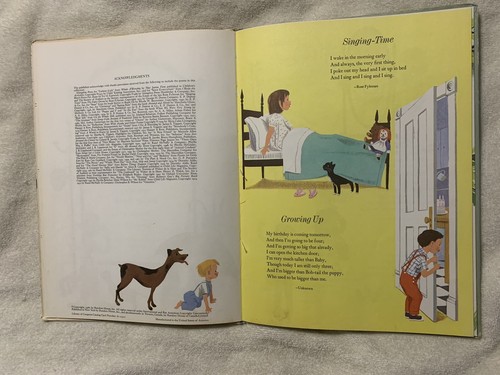 MORE POEMS TO READ TO THE VERY YOUNG Josette Frank, Dagman Wilson 1968 HARD - Imagen 7 de 12