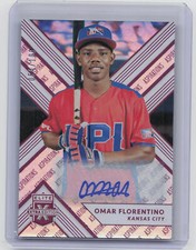 2018 Panini Elite Extra Edition #119 Omar Florentino Aspirations Auto #/100