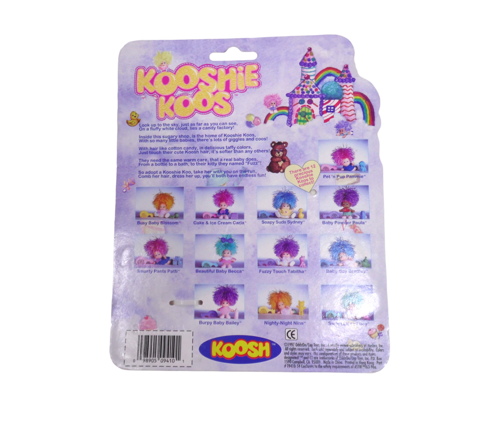 1997 Kooshie Koos Beautiful Baby Becca Green Hair Koosh Oddz On/Cap Toys Inc eBay