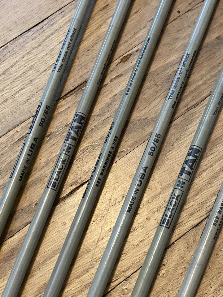 Easton 12x flechas negras-n-tostadas 32,75” excelente estado usado Foto 4 de 4