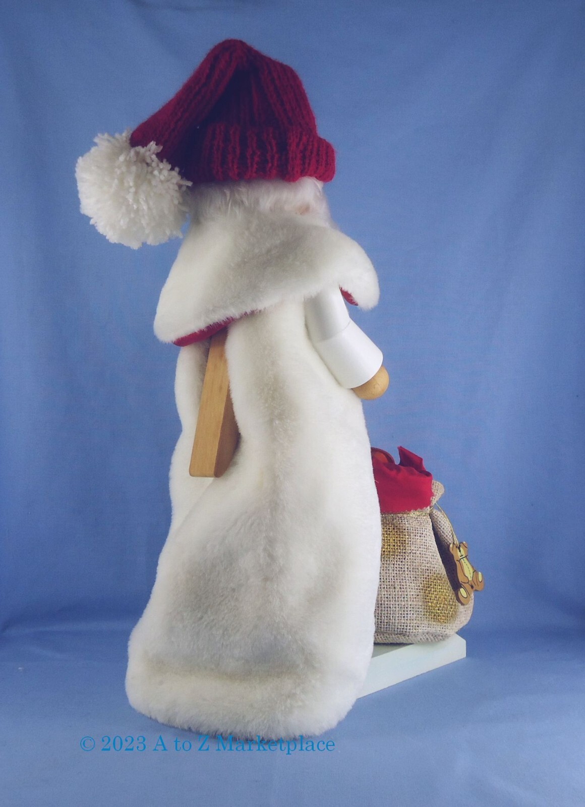 Vintage German Nutcracker Steinbach White Santa S877 17" NIB Old Stock