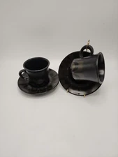 Franciscan "Zanzibar" 3 1/8 Inch Cup and Saucer-Set of 2