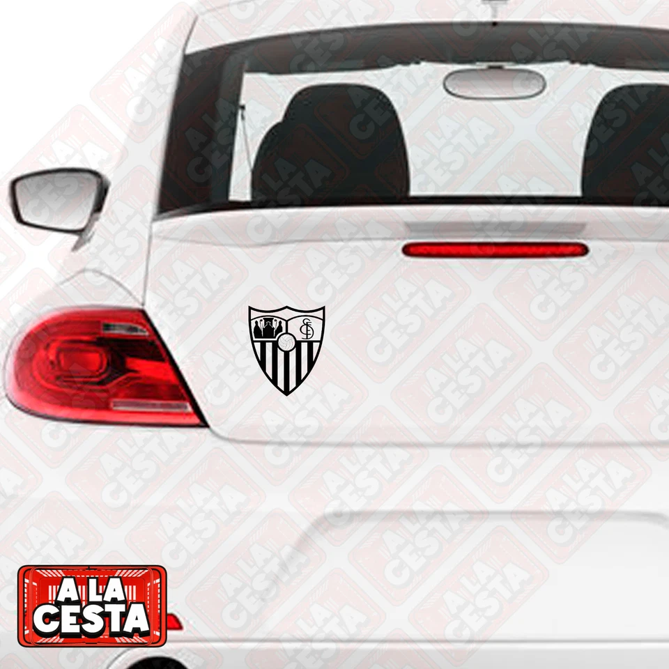 Vinilo decorativo equipo futbol escudo SEVILLA CLUB Liga adhesivo pegatina - Imagen 2 de 4