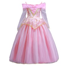 ELSA & ANNA® Girls Fancy Dress Snow Queen Princess Dress Halloween Costume SLP01