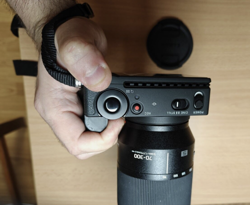 Nylon-C-fiber or wooden /merisier Right Hand Grip Full frame Sigma FP Sigma FPL - Picture 41 of 45