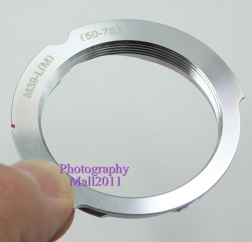 For Leica L39 M39 LSM LTM 50-75 75mm Screw Lens to Leica M6 M8 M9 M-240 Adapter - Picture 2 of 8