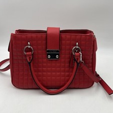 GUESS WOMENS RED HANDBAG CROSSBODY STRAP SATCHEL BAG - VY780806 - NWOT