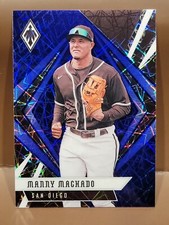 2021 Panini Chronicles Phoenix #24 Blue Velocity Manny Machado San Diego Padres 