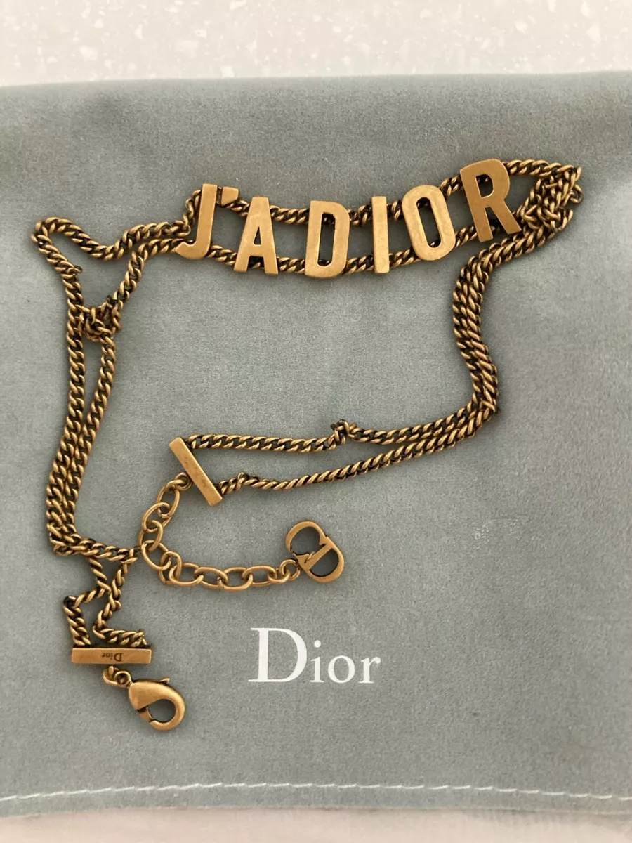 Christian Dior Antique Gold J'Adior ID Chain Choker Necklace - Brass  Adjustable For Sale at 1stDibs | j'adior choker, choker dior j'adior,  christian dior chain necklace