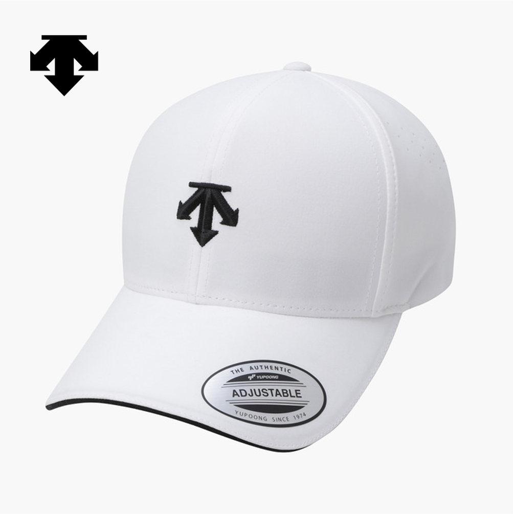 NEW DESCENTE GOLF Men's Logo Perforated Cap DQ12MFCP13 Bright