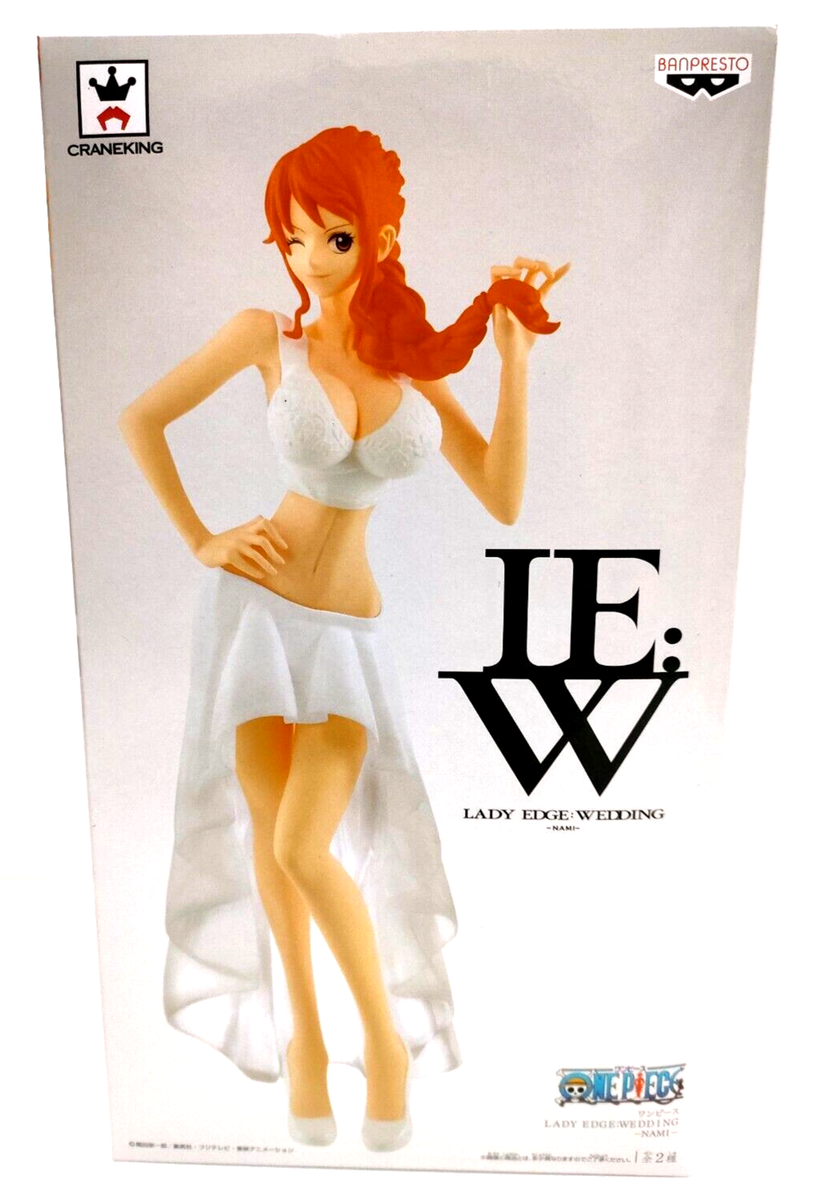 One Piece Nami Lady Edge Wedding Figure 9.05in White Prize