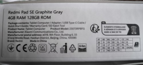 Xiaomi Redmi Pad SE 128GB, 4GB RAM ,Wi-Fi, 11 Zoll - Graphite Grey Brandneu - Bild 3 von 8