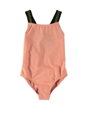 Molo Girls Neve Bloming Peach One Piece Swimsuit Size 15-16