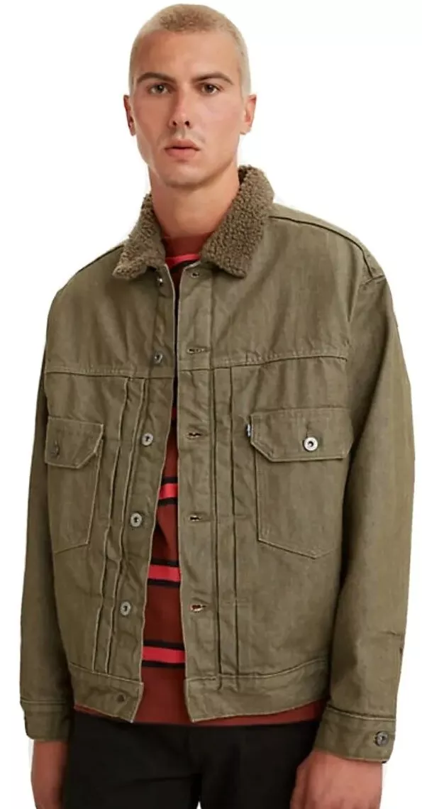 Levi's oversized hotsell sherpa trucker