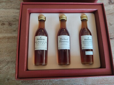 Hennessy Extrem Seltene Rarität 3x 0,05L, 1x Richard 1x Paradis, 1x Priv Reserve