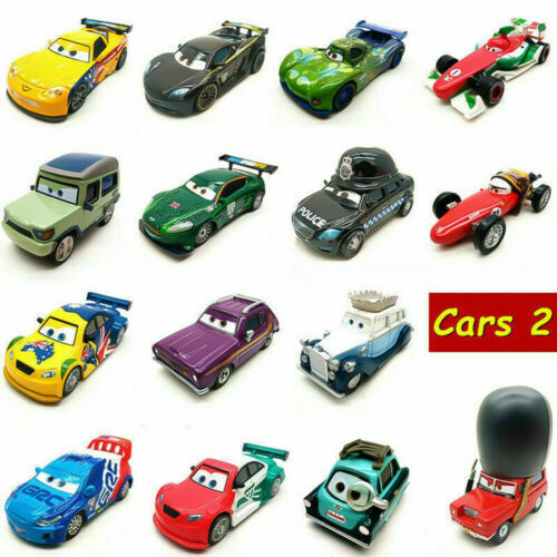 Disney Pixar Cars 2 Racers Exciting Match Metal 1:55 Diecast Toy Car Boy  Gift