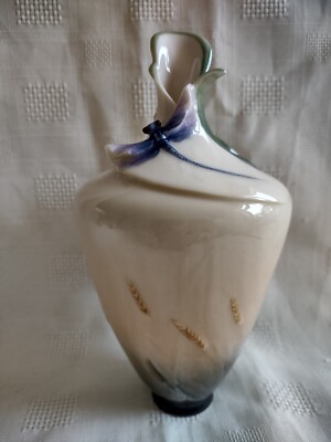 Franz Porzellan schöne Libellenknospenvase FZ00189