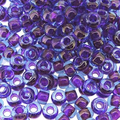 Miyuki Round Seed Beads Rocaille's Size 6/0 Fuchsia / Aqua LS 20GM Tube (6-352)