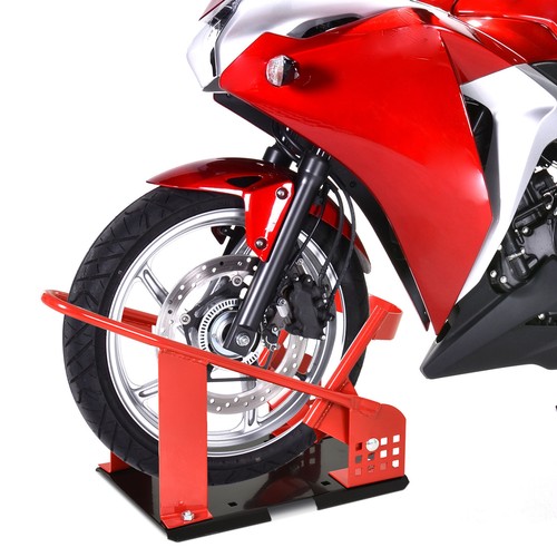 Motorrad Vorderrad Unterlegkeil Metall Motorradhalter 8-15,5 cm - Bild 2 von 9