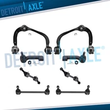 8pc Front Rear Sway Bar Upper Control Arm Outer Tie Rod for Expedition Navigator